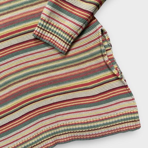 Coldwater Creek Vintage Red and Orange Crew Neck Sweater - Picture 6 of 8